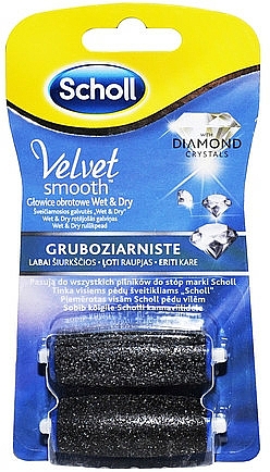 Austauschbare Rollen für elektrische Fußfeile - Scholl Velvet Smooth Wet&Dry Diamond Crysta — Bild N3