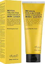 Düfte, Parfümerie und Kosmetik Körperlotion mit Sheabutter und Kokosnuss - Benton Shea Butter and Coconut Body Lotion