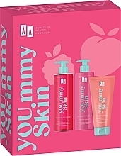 Set - AA You.mmy Skin Raspberry (Duschgel/400 ml + Körpercreme/400 ml + Körperpeeling/200 ml) — Bild N1