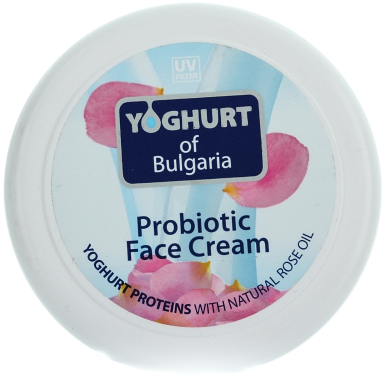 Probiotische Gesichtscreme mit Rosenöl und Joghurtproteinen - BioFresh Yoghurt of Bulgaria Probiotic Face Cream