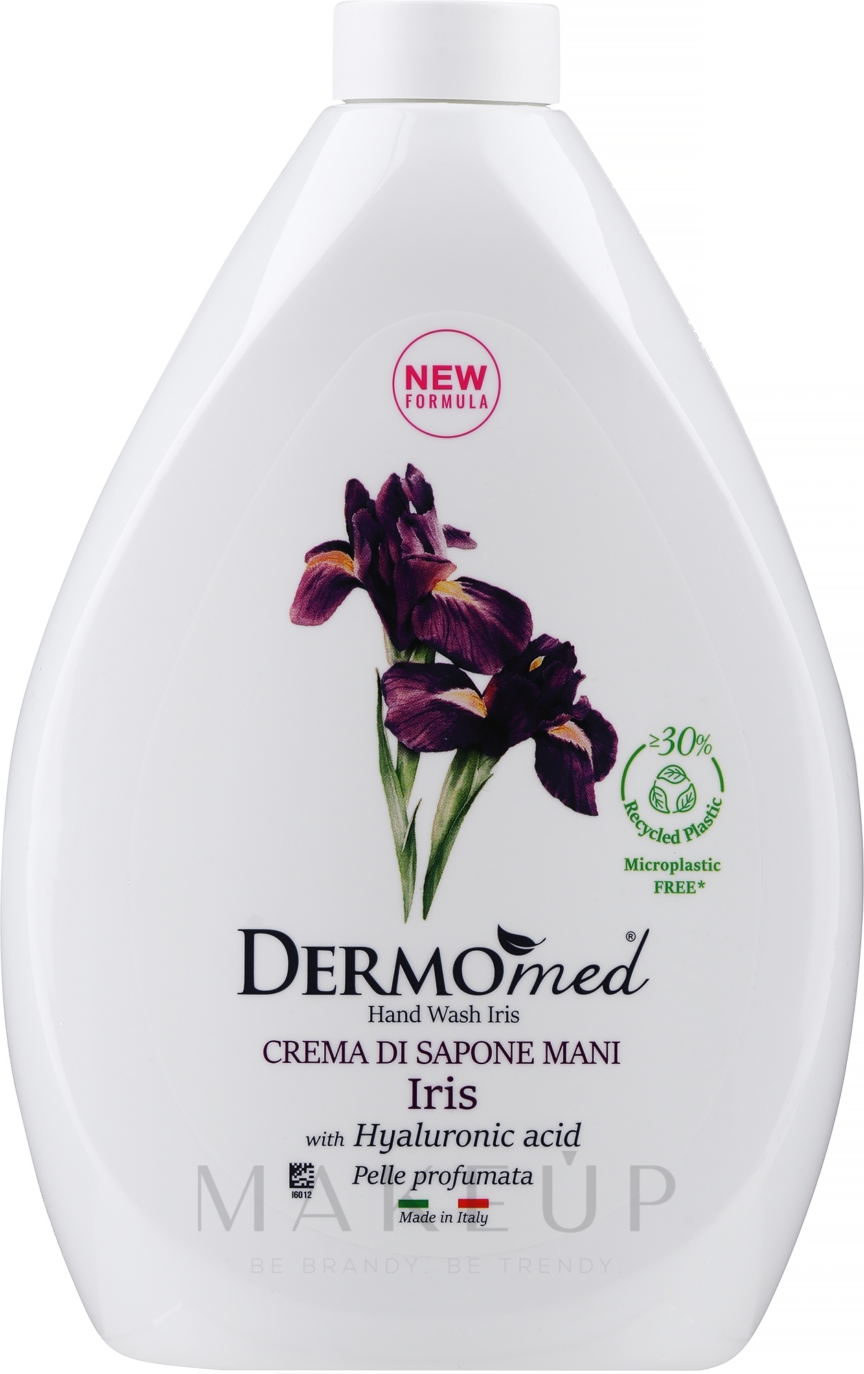 Flüssige Creme-Seife mit Talk und Iris - Dermomed Cream Soap Talc And Iris (Nachfüller) — Bild 1000 ml