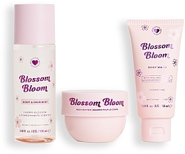 Set - I Heart Revolution Blossom Bloom Hydrating Set (sh/gel/50ml+b/cr/68g+b/mist/100ml) — Bild N2