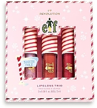 Lipgloss-Set - I Heart Revolution Lip Gloss Set Candy Cane Forest (lip/gloss3x2ml) — Bild N1