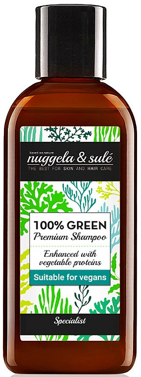 Grünes Shampoo mit Proteinen - Nuggela & Sule 100% Green Shampoo — Bild N1