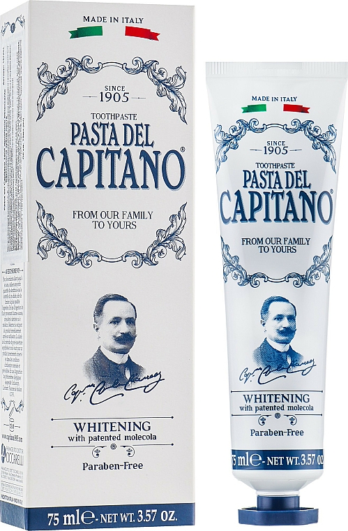 Aufhellende Zahnpasta - Pasta Del Capitano Whitening Toothpaste — Bild N2