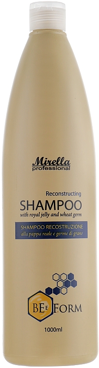 Revitalisierendes Shampoo mit Gelée Royale und Weizenproteinen - Mirella Professional Bee Form Reconstructing Shampoo — Bild N3