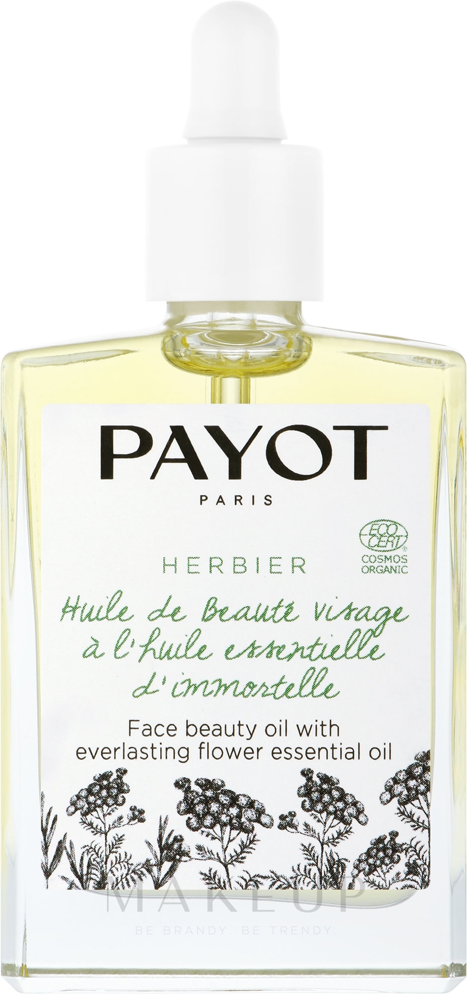 Gesichtsöl - Payot Herbier Face Beauty Oil With Everlasting Flower Oil — Bild 30 ml