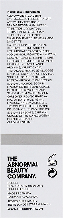 The Ordinary Buffet Multi-Technology Peptide Serum - Anti-Aging Gesichtsserum mit mehreren Peptiden und Hyaluronsäure Buffet — Bild N3