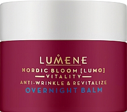 Düfte, Parfümerie und Kosmetik Revitalisierende Anti-Falten Nachtcreme - Lumene Nordic Bloom Vitality Anti-Wrinkle & Revitalize Overnight Balm