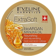 Gesichts- und Körpercreme - Eveline Cosmetics Extra Soft Bio Argan Cream — Bild N1