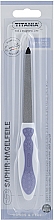 Düfte, Parfümerie und Kosmetik Saphir-Nagelfeile 17 cm lila - Titania Softtouch