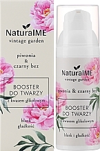 Gesichtsbooster mit Glykolsäure - NaturalME Vintage Garden Peony & Elderberry Shine & Smoothness Booster	 — Bild N2