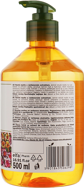 Flüssigseife mit Eisenkrautextrakt - O’Herbal Verbena Liquid Soap — Bild N2