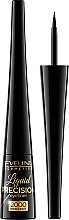 Düfte, Parfümerie und Kosmetik Eveline Cosmetics Liquid Precision Eyeliner 2000 Procent Waterproof - Wasserfester flüssiger Eyeliner