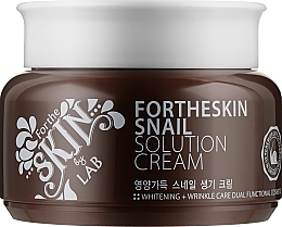 Gesichtscreme mit Schneckenschleim - Fortheskin Snail Solution Cream — Bild N2