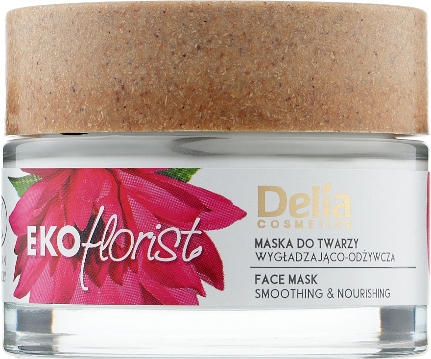 Glättende und nährende Gesichtsmaske - Delia Cosmetics Ekoflorist — Bild N1