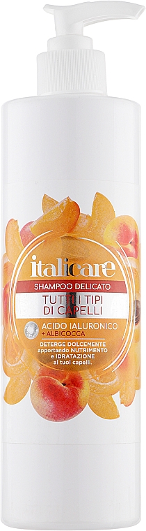 Mildes Shampoo mit Aprikose - Italicare Delicato Shampoo — Bild N3