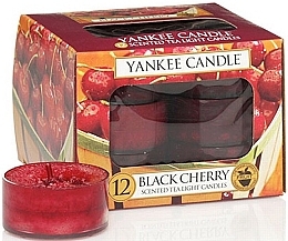 Düfte, Parfümerie und Kosmetik Teelichter Black Cherry - Yankee Candle Black Cherry Tea Light Candles
