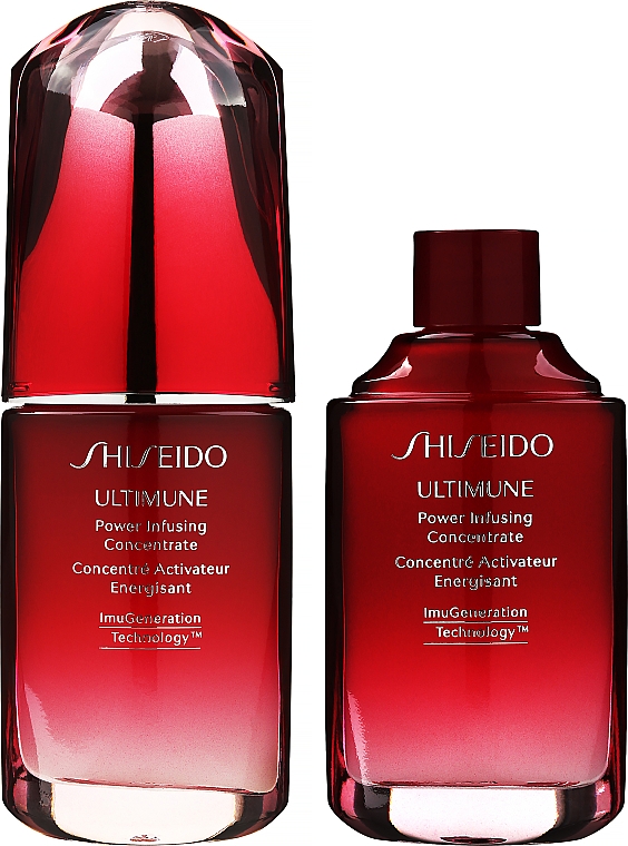 Gesichtspflegeset - Shiseido Ultimune Power Infusing Concentrate Duo (Gesichtskonzentrat 50ml + Gesichtskonzentrat Refill 50ml) — Bild N2