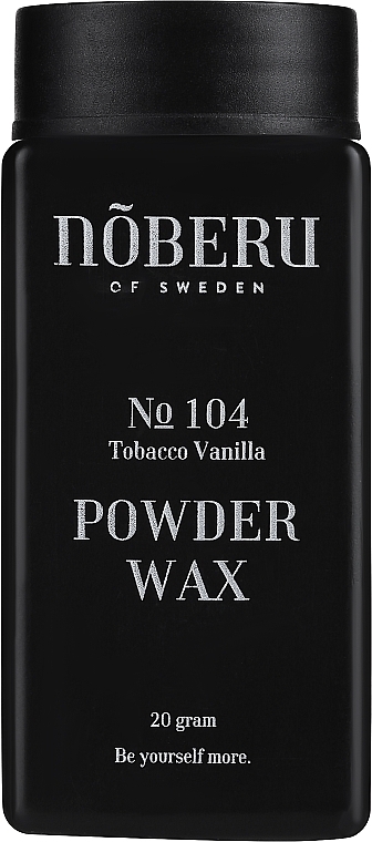 Haarstyling-Puder - Noberu Of Sweden No 104 Tobacco Vanilla Powder Wax  — Bild N1