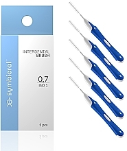 Düfte, Parfümerie und Kosmetik Interdentalbürste 5 St. 0,7 mm - Symbioral Interdental Brush ISO 1