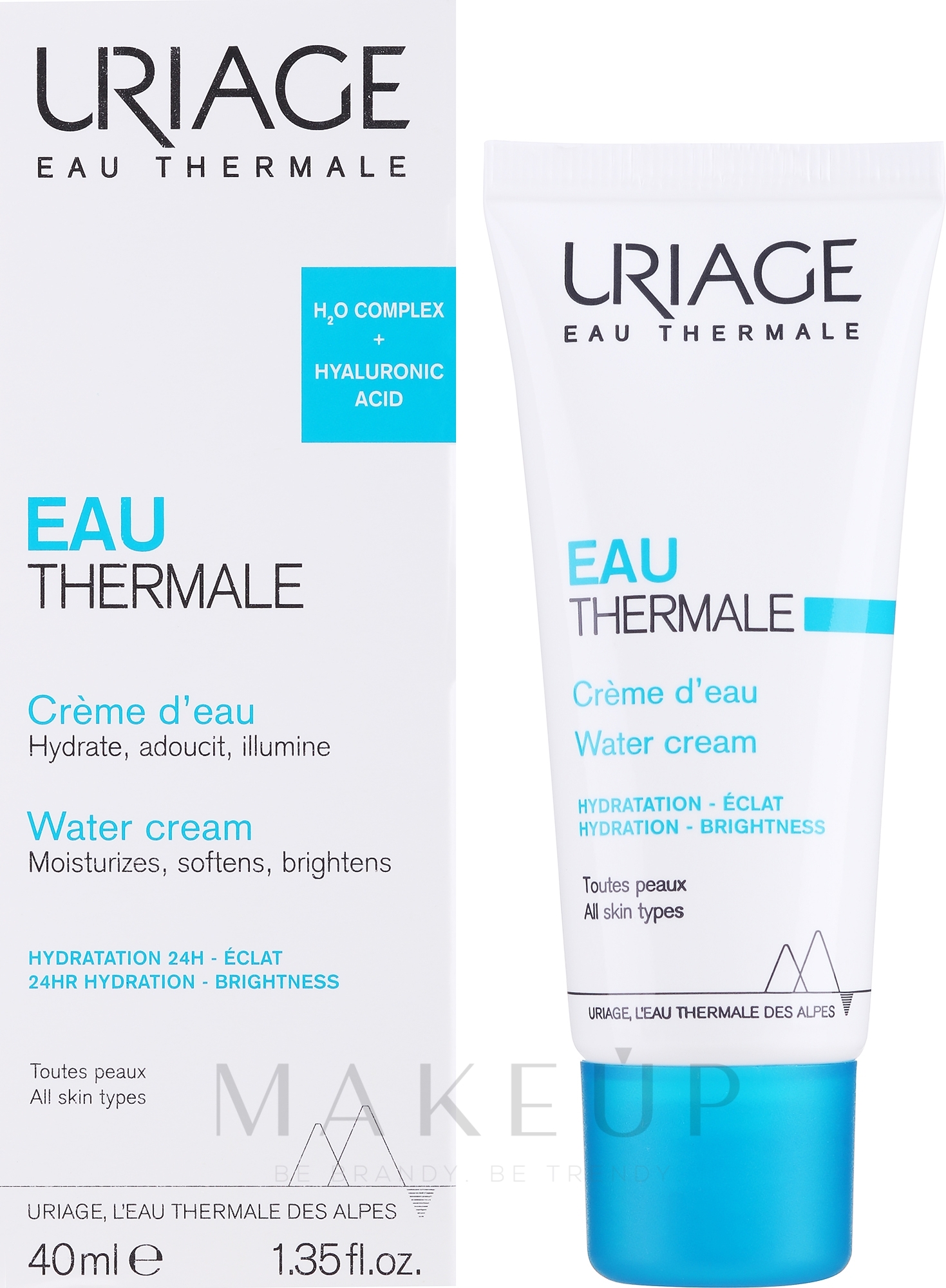 Feuchtigkeitsspendende und hypoallergene Gesichtscreme für normale bis Mischhaut - Uriage Eau Thermale Water Cream — Bild 40 ml