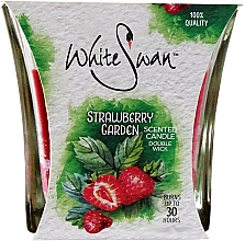 Düfte, Parfümerie und Kosmetik Duftkerze im Glas Strawberry Garden - White Swan Strawberry Garden