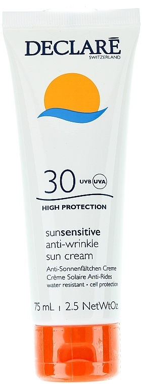 Sonnenschutzcreme mit Anti-Falten-Effekt LSF30 - Declare Anti-Wrinkle Sun Protection Cream SPF 30