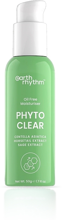 Gesichtscreme mit Centella Asiatica - Earth Rhythm Phyto Clear Oil Free Moisturiser Centella Asiatica Horsetail & Sage Extract — Bild N1