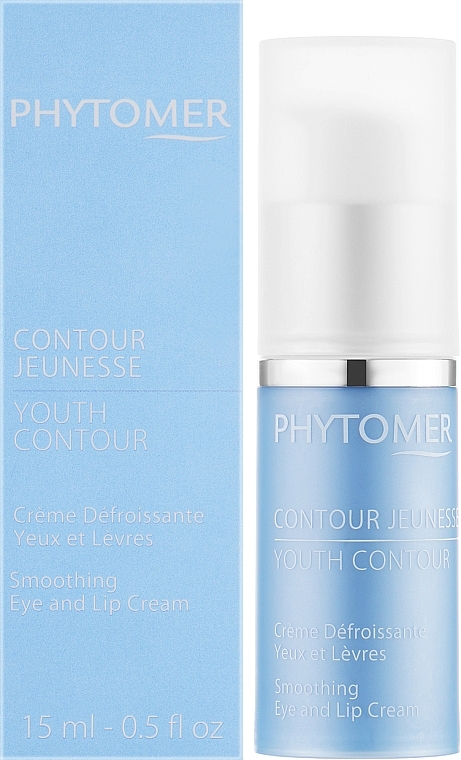 Regenerierende Creme gegen Falten für Augenpartie und Lippen - Phytomer Youth Contour Smoothing Eye and Lip Cream — Bild N2