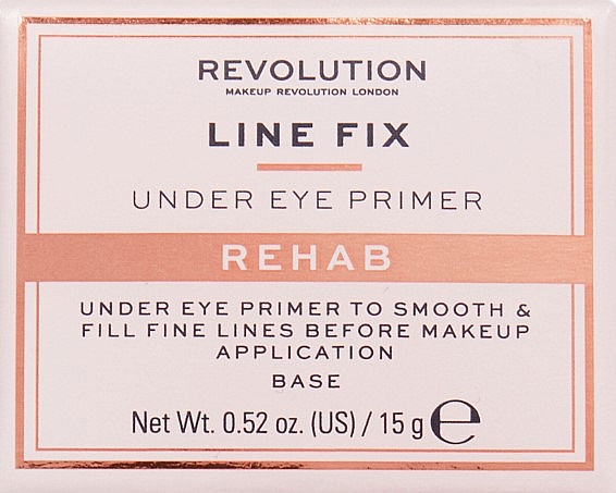 Augenprimer - Makeup Revolution Rehab Line Fix Under Eye Primer — Bild N2