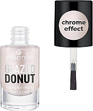 Düfte, Parfümerie und Kosmetik Decklack mit Chromeffekt - Essence Glazed Donut Transforming Top Coat