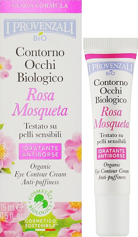 Creme für die Augenpartie - I Provenzali Rosa Mosqueta Organic Eye Contour Cream — Bild N2