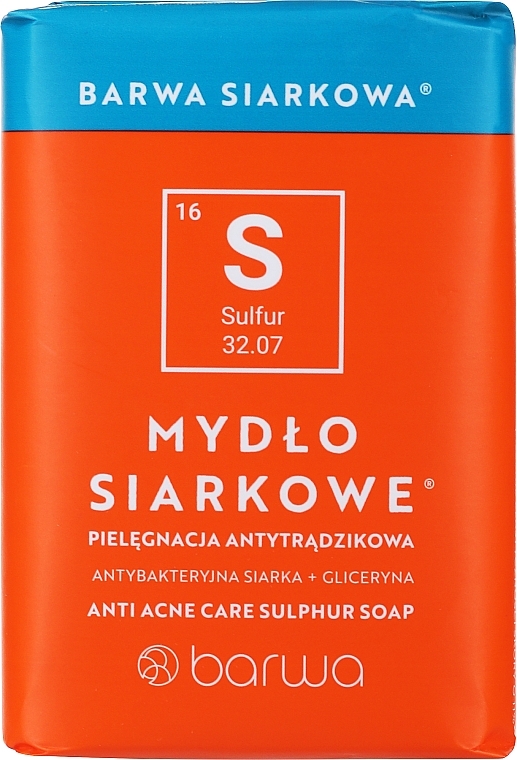 Schwefelseife gegen Akne - Barwa Anti-Acne Sulfuric Soap — Bild N1