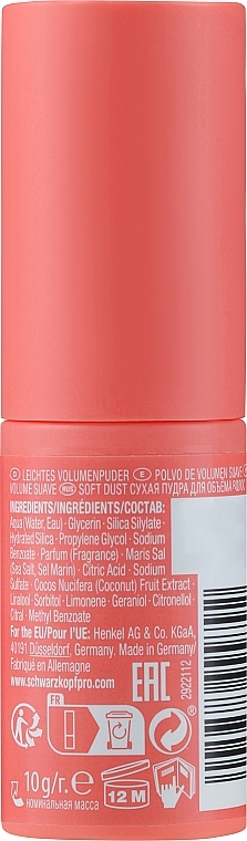 Haarpuder für mehr Volumen - Schwarzkopf Professional Osis+ Soft Dust Volumizing Powder — Bild N2