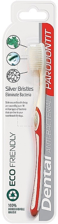 Zahnbürste rot - Dental Parodontit Anti-bacterial Toothbrush — Bild N1
