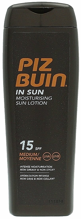 Feuchtigkeitsspendende Sonnenlotion LSF 15 - Piz Buin In Sun Moisturising Sun Lotion SPF15 — Bild N1