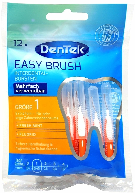Interdentalbürsten Größe 1 - DenTek Easy Brush — Bild N1