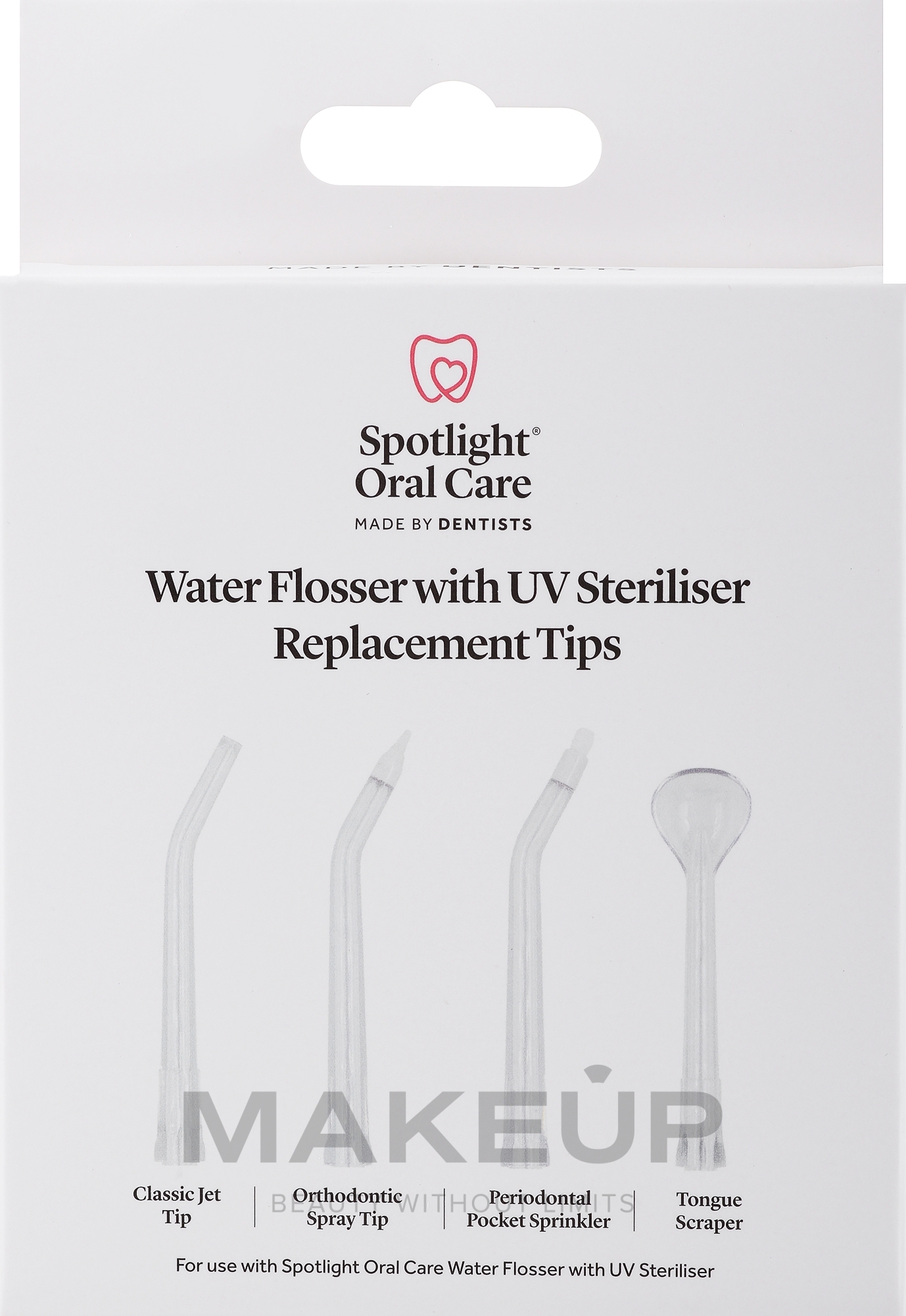 Austauschbare Düsenaufsätze für Munddusche - Spotlight Oral Care Water Flosser With UV Steriliser Replacement Tips — Bild 4 St.