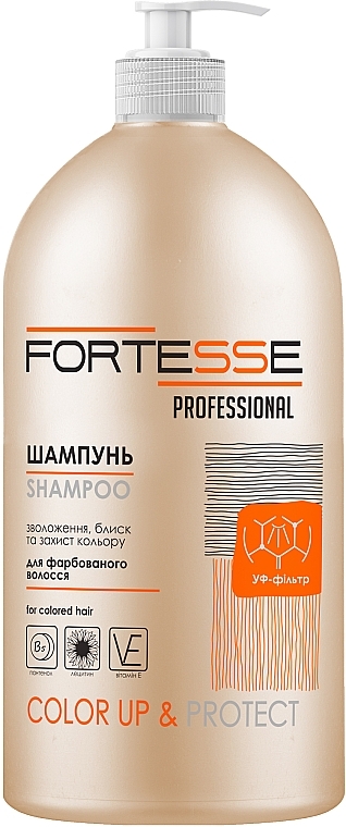 Pflegeshampoo für gefärbtes Haar - Fortesse Professional Color Up & Protect Shampoo — Bild N2