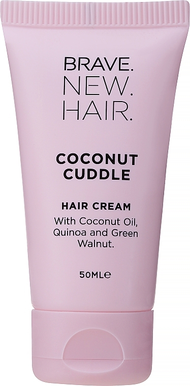 GESCHENK! Feuchtigkeitsspendende Leave-in-Haarcreme - Brave New Hair Coconut Cuddle Hair Cream — Bild N1