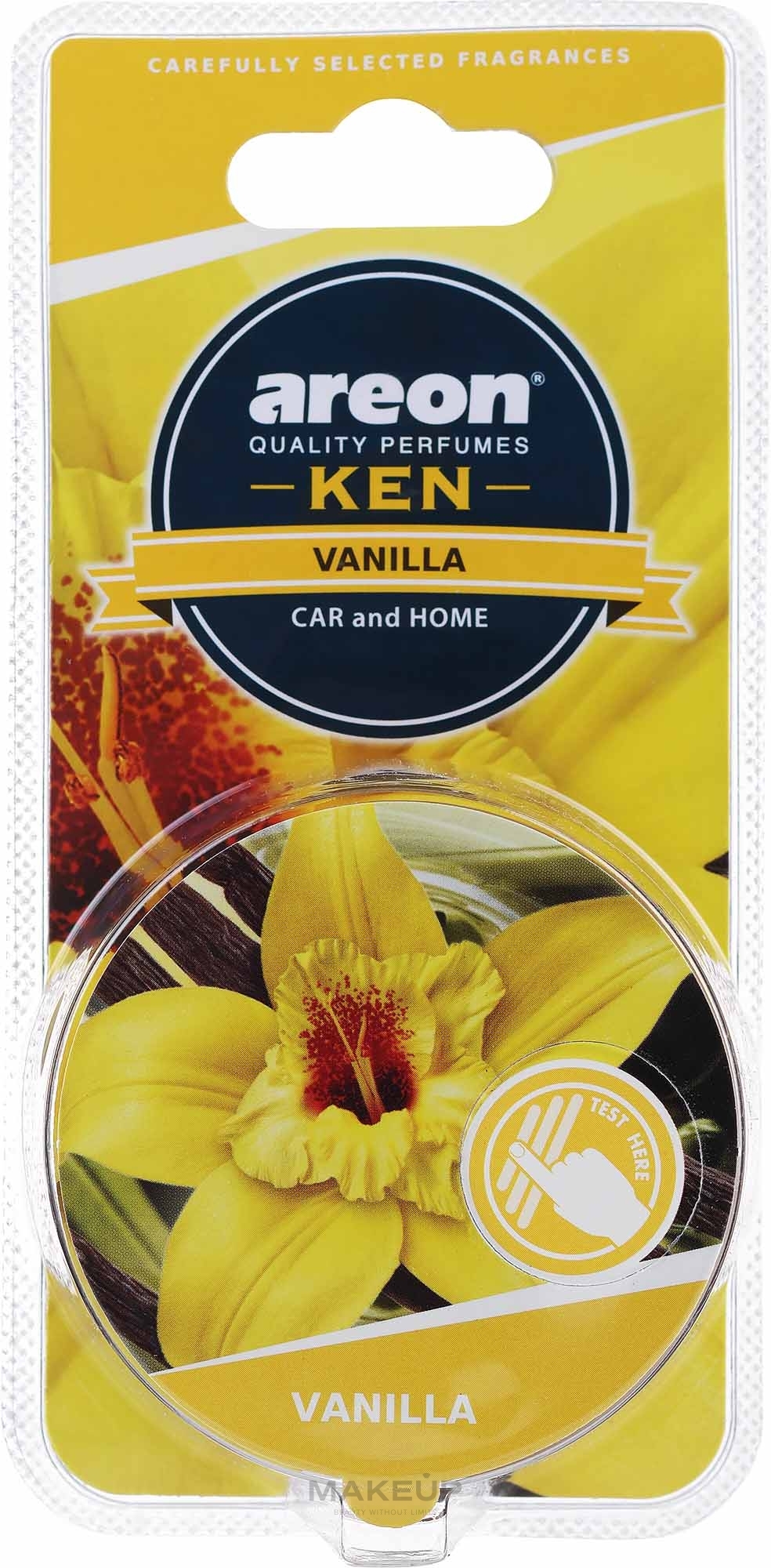 Auto-Lufterfrischer Vanille - Areon Ken Vanilla — Bild 30 g