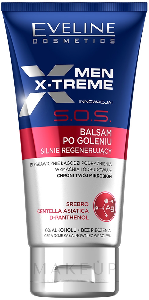 Regenerierender After Shave Balsam - Eveline Cosmetics Men X-Treme S.O.S After Shave Balm — Bild 150 ml