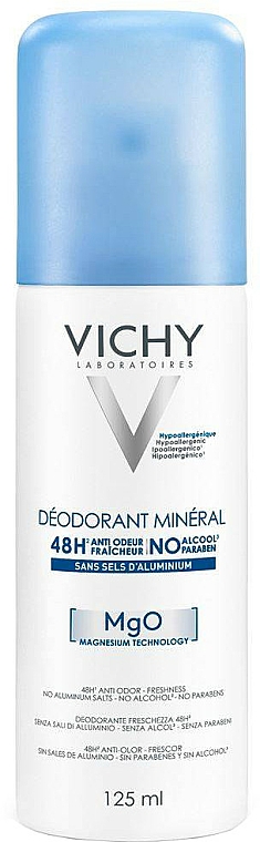 Deospray mit Mineralien - Vichy Mineral Deodorant Spray 48H Sensitive Skin — Bild N1