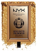Highlighter für das Gesicht - NYX Professional Makeup La Casa De Papel Highlighter — Bild N3