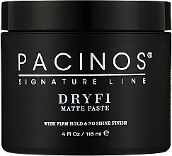 Professionelle Stylingpaste für mattes Haar - Pacinos Dryfi No Shine Matte Paste — Bild N1