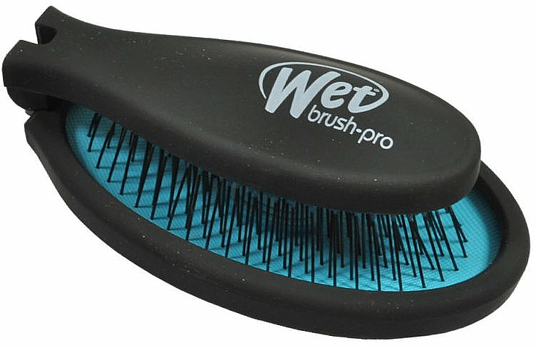 Klappbare Haarbürste - Wet Brush Pop Fold Cool Blue — Bild N2