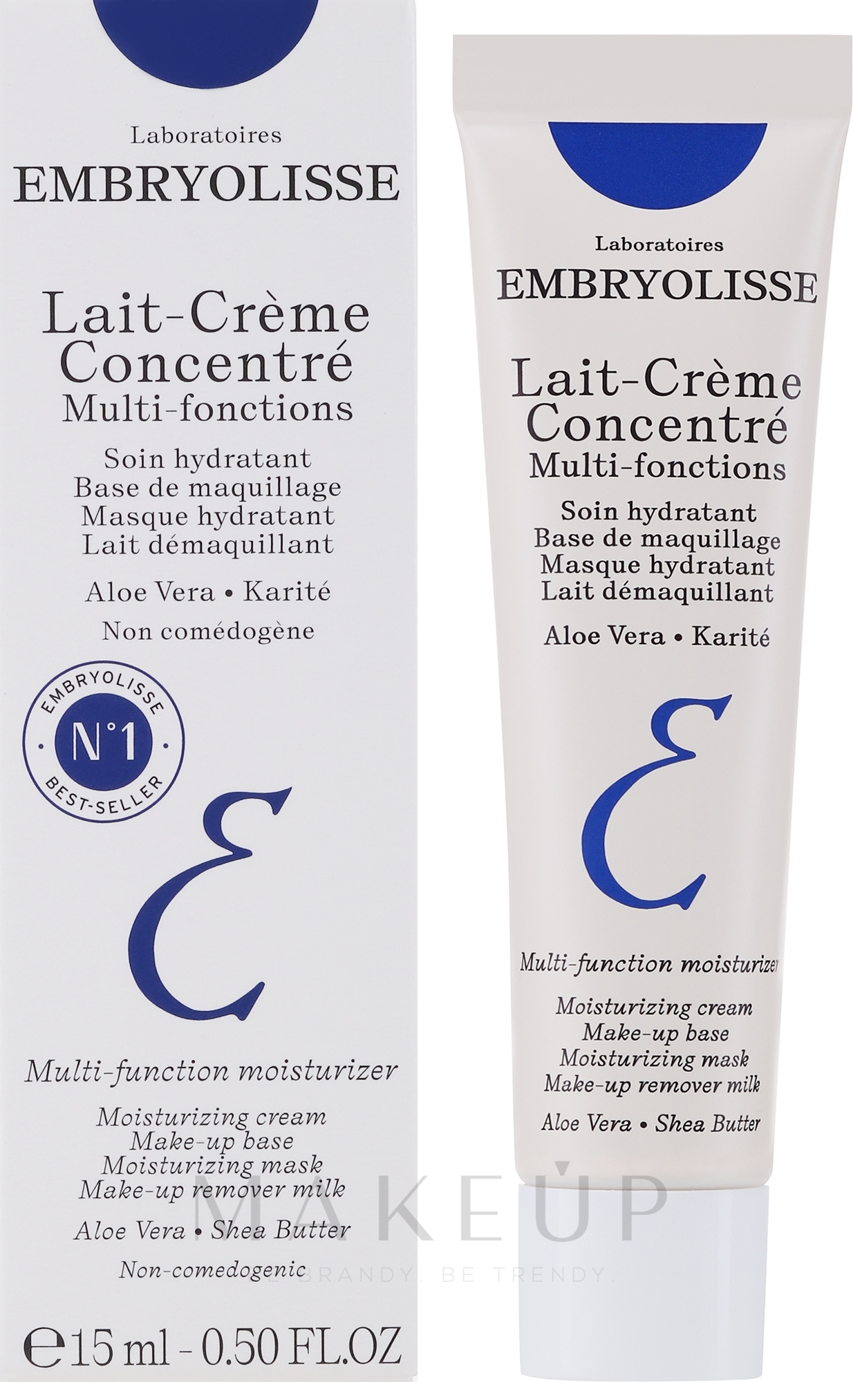 Multifunktionales nährendes und feuchtigkeitsspendendes Milchcreme-Konzentrat für das Gesicht - Embryolisse Lait Cream — Bild 15 ml