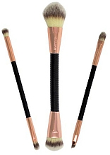Düfte, Parfümerie und Kosmetik Make-up Pinselset 3-tlg. - Makeup Revolution Flex & Go Brush Set