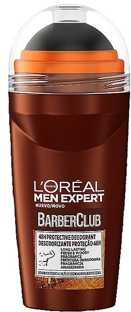 Deo Roll-on - L'Oreal Paris Men Expert Barber Club Protective Deodorant Roll-On — Bild N1